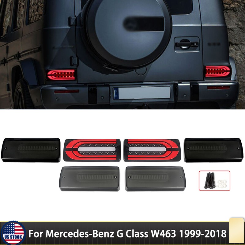 For Mercedes-Benz G Class W463 G-Wagon LED Tail Lights Brake Lamp Turn Signal