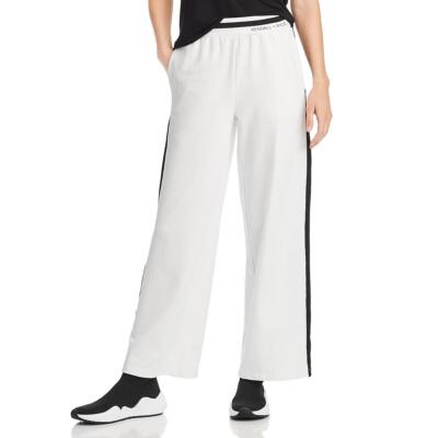 

Женские белые вязаные повседневные широкие брюки Kendall + Kylie  BHFO 2845, Белый