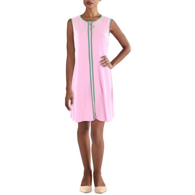 

Женское розовое вязаное рабочее платье-футляр без рукавов MSK  BHFO 5822, Pink/green