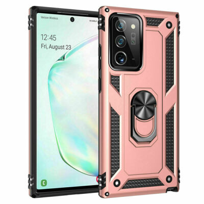 For Samsung Galaxy S20 S10 S9 S8 Plus Case Shockproof Ring Kickstand Phone Cover