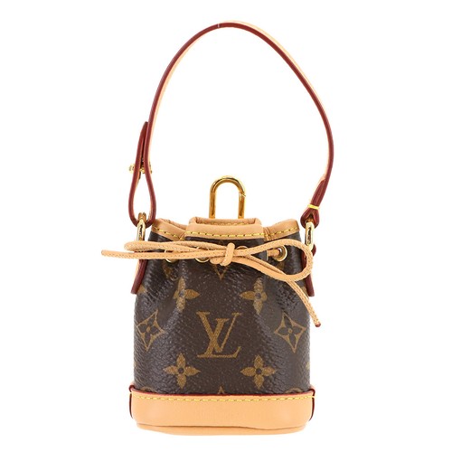 LOUIS VUITTON Micro Noe Monogram Key Holder Bag Charm M00818