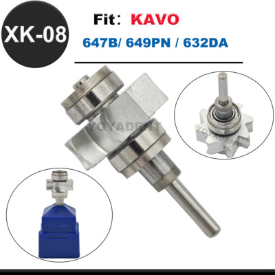 Dental Turbine Cartridge Rotor Fit KAVO 647B/649PN/632DA High Speed Replace