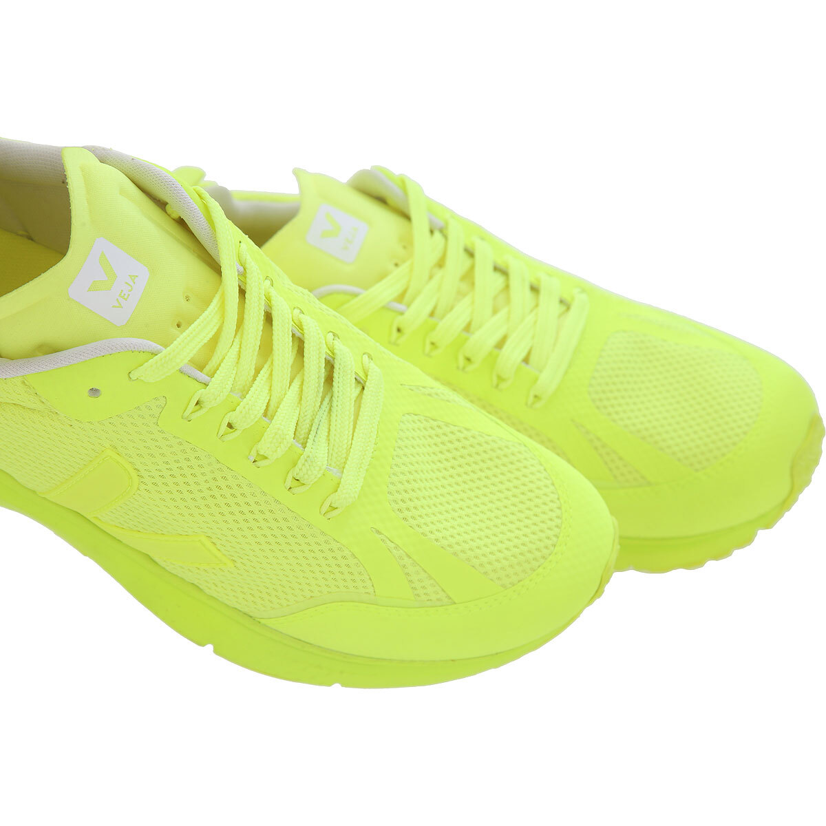 Pre-owned Veja Campo, Alveomesh Condor 2 Mesh Sneakers In Yellow