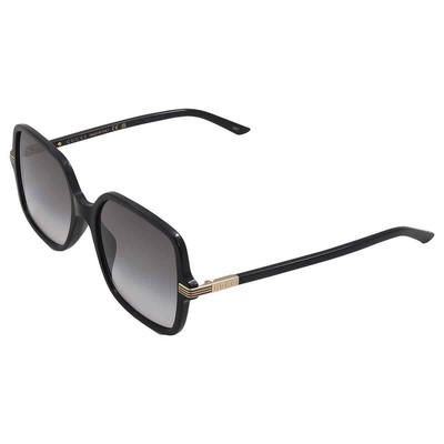 Pre-owned Gucci Grey Sport Ladies Sunglasses Gg1449s 001 55 Gg1449s 001 55 In Gray