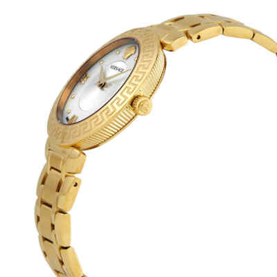 Pre-owned Versace Daphnis Quartz Mop Dial Ladies Watch V16070017