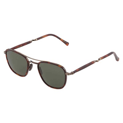 Pre-owned Mr Leight Mr. Leight Price S Pure G15 Pilot Titanium Sunglasses Ml4026 Hont-atg/pg15 49
