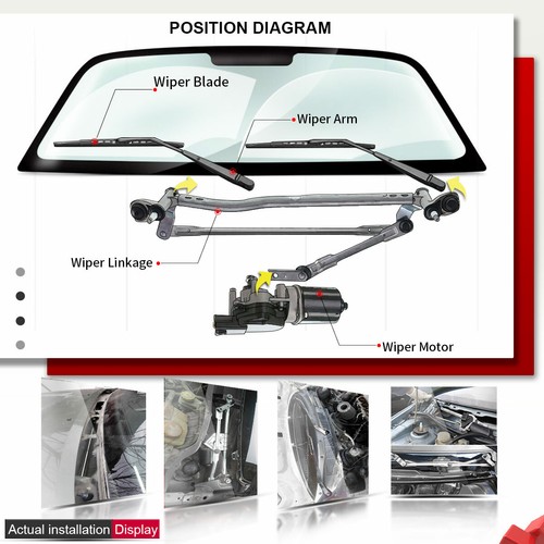 Front Windshield Wiper Linkage for Audi A4 allroad A4 Quattro S4 0916