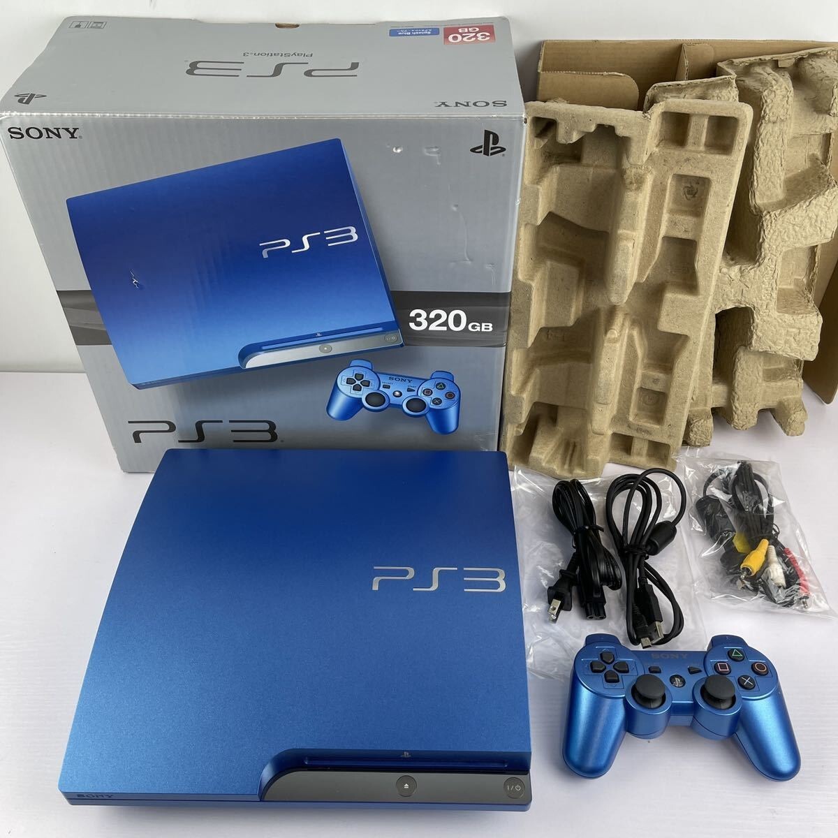 PlayStation 3 PS3 Console 320GB Splash Blue Japan CECH-3000