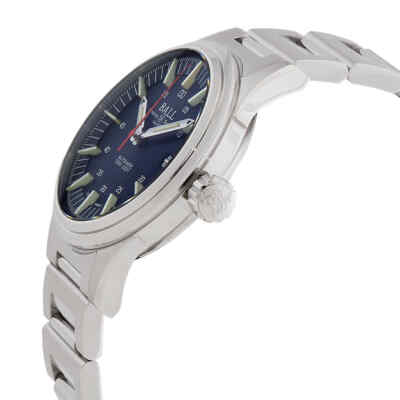 Pre-owned Ball Fireman Automatic Blue Dial Men's Watch Nm2098c-s13-be