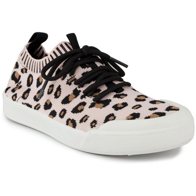 

Розовые слипоны Sugar Womens Festival Pink Slip-On Sneakers Shoes 7 Medium (B,M) BHFO 5317, Pink leopard knit, Festival