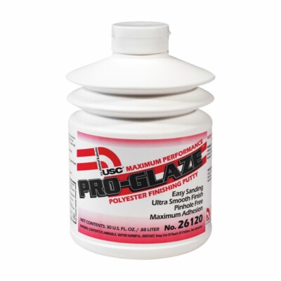 USC 26120 Pro-Glaze Maximum Performance Polyester Finishing Putty (30 oz.)