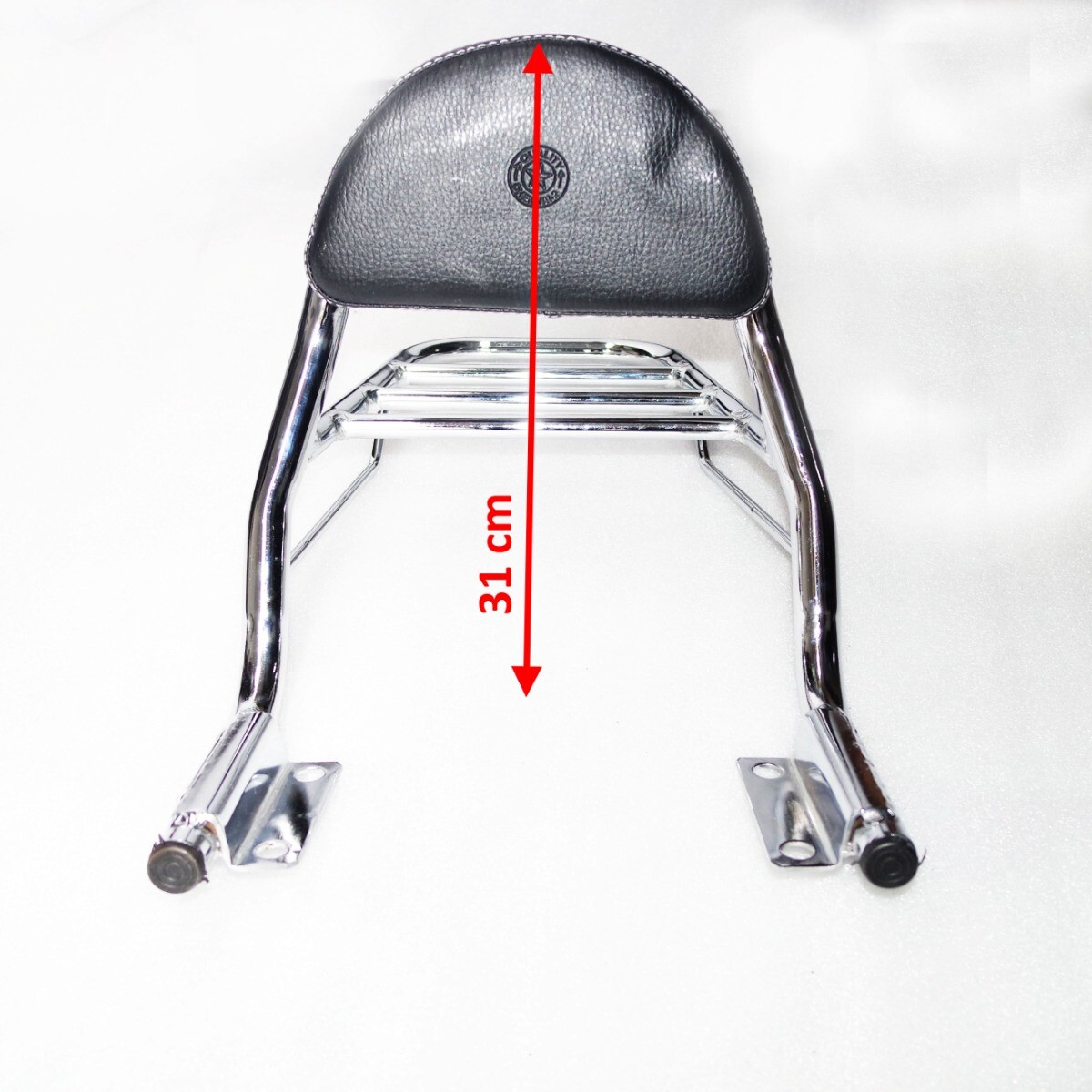 Fits Royal Enfield Twins Interceptor Rear Luggage Rack & Back Rest Cushion  