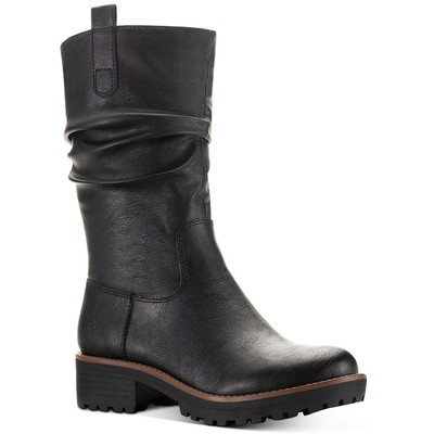 Женские ботинки Nelliee черного цвета до середины икры Sun + Stone Shoes 9 Medium (B,M) BHFO 8270