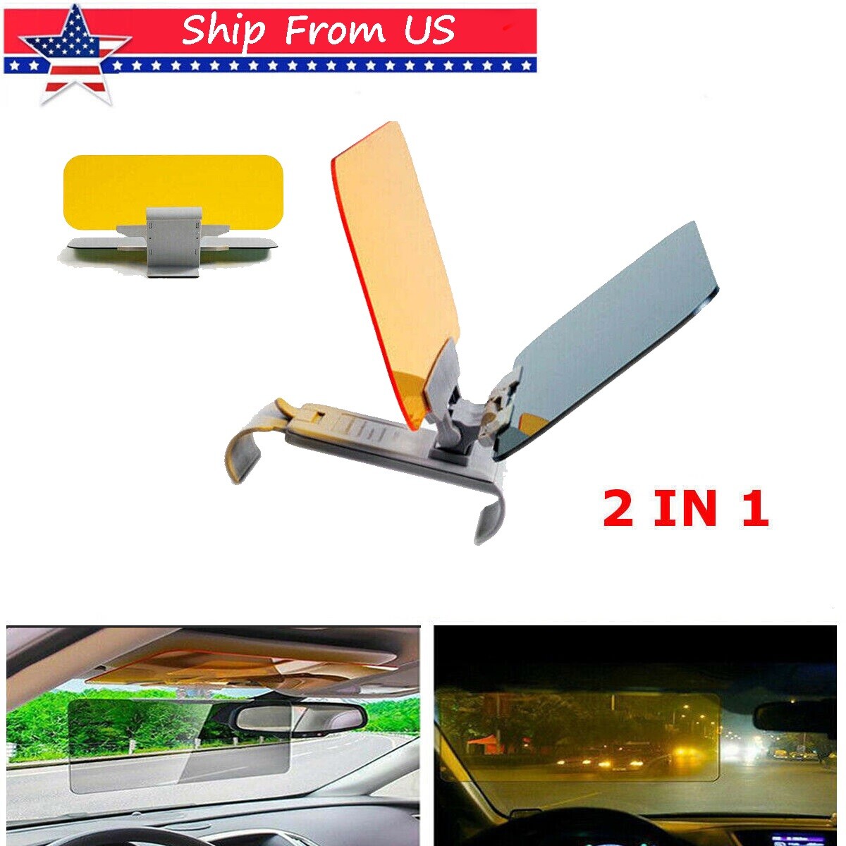 Car Sun Visor Extension Car Anti Glare Driving HD Tac Visor universal