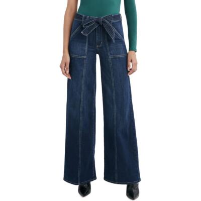 

Классические темные выстиранные женские джинсы до щиколотки BCBG Max Azria, Dark wash, 2U05M10