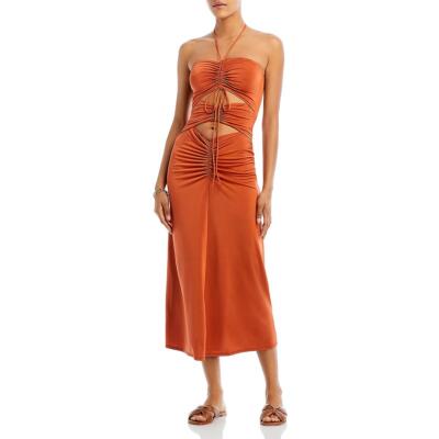 Женский купальник JADE Swim из полиэстера с оранжевыми ремешками XS BHFO 4718