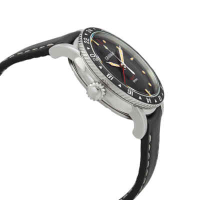 Pre-owned Graham Fortress Gmt Automatic Black Dial Men's Watch 2fobc.b03a