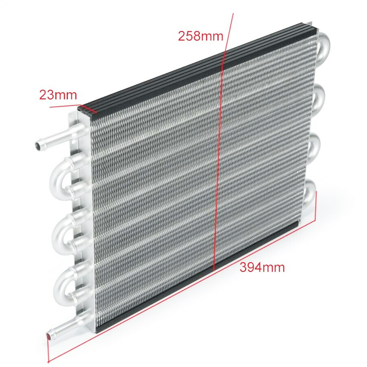 Oil Radiator Universal 8 Row Car Oil Cooler Kit - 10 Inch Aluminum ...