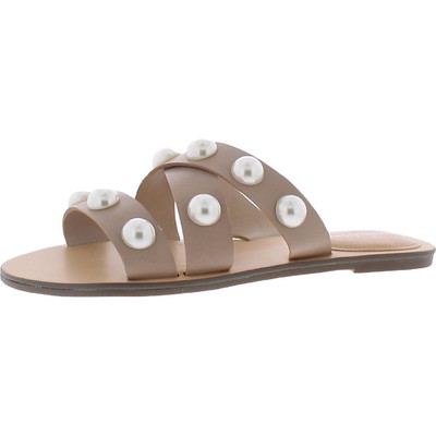 

Женские шлепанцы Marc Fisher Bryte 3 Tan 6,5 Medium (B,M) BHFO 5631, Light natural, Bryte 3