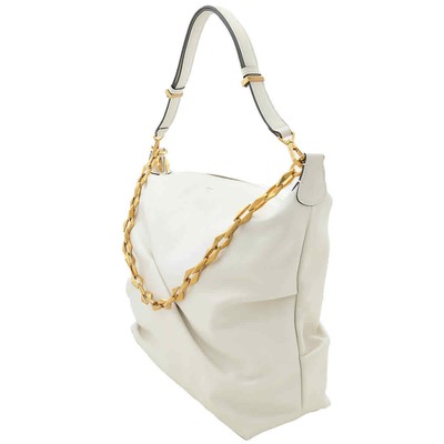 Pre-owned Jimmy Choo Diamond Soft Hobo Shoulder Bag Diamond Soft Hobo/m-latte/gold