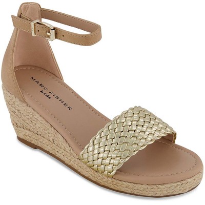 Marc Fisher Girls Tan Espadrilles Shoes 3 Medium (B,M) Little Kid BHFO 4963