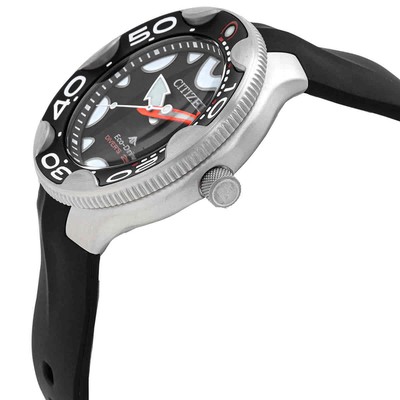 Pre-owned Citizen Promaster Dive Eco-drive Black Dial Men's Watch Bn0230-04e