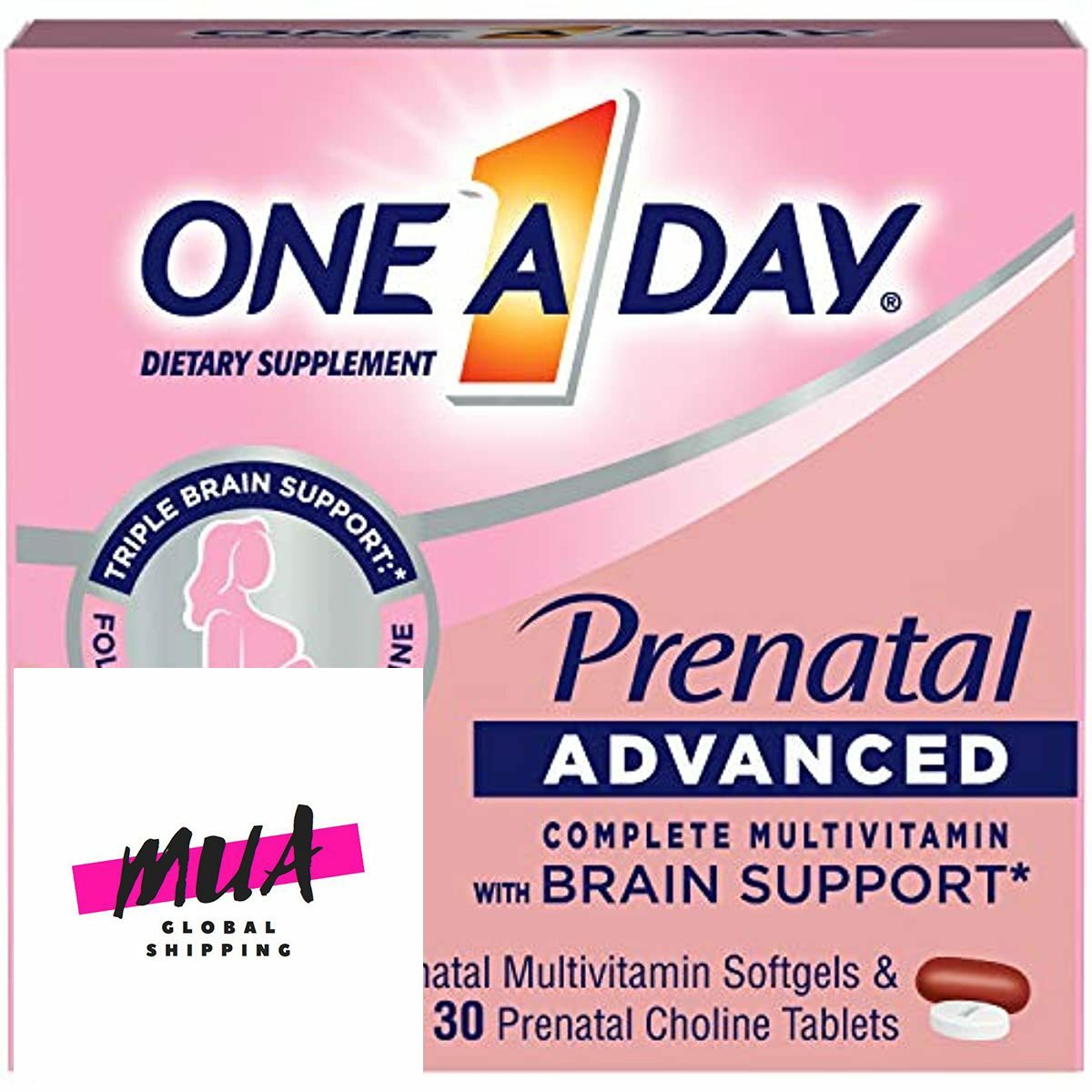 One A Day Women's Prenatal Advanced Complete Multivitamin ...
