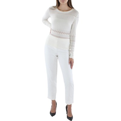 Guess by Marciano Женский вязаный пуловер Anna Ivory Sweater Top S BHFO 5614