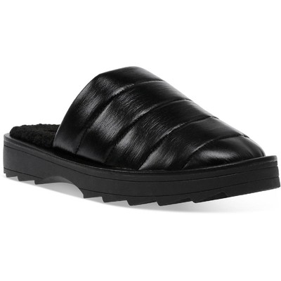 

Женские черные шлепанцы Steve Madden Chex 9, средние (B,M) BHFO 5330, Черный