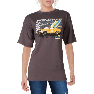 

Вязаная женская хлопковая футболка с графикой Riot Speedway BHFO 4667, Charcoal