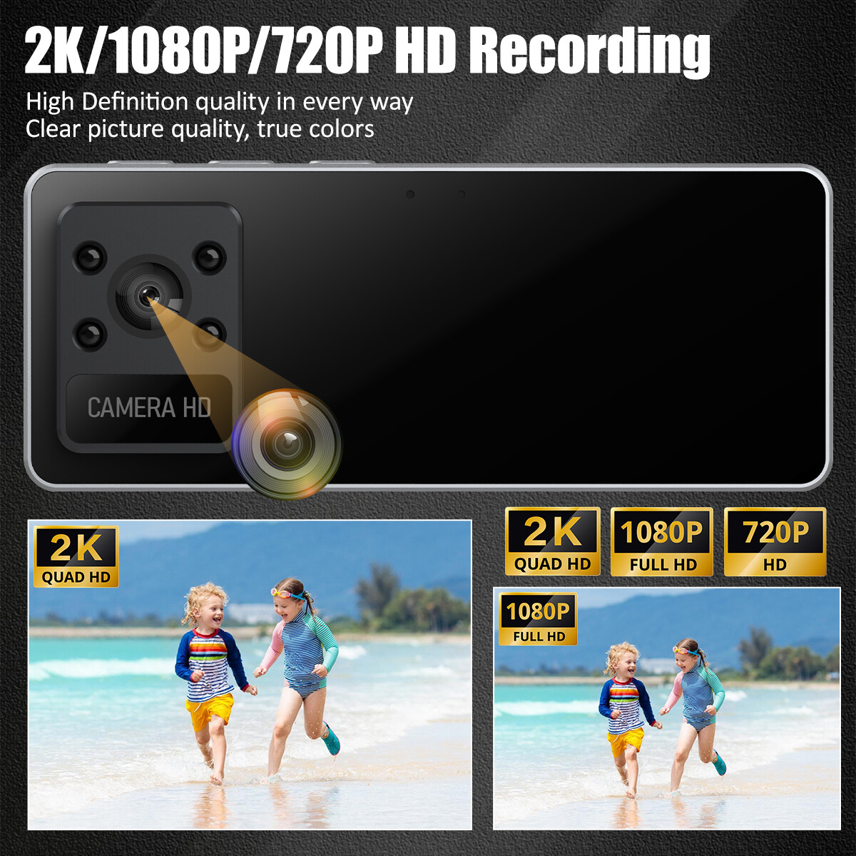 2024 1080P WIFI hotspot Camcorder Mini Body Camera DVR HD Police Body Worn Cam`