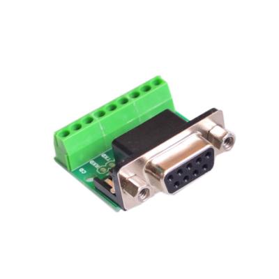 DB9 RS232 Serial to Terminal Female Adapter Connector Breakout Board 9Pin BS