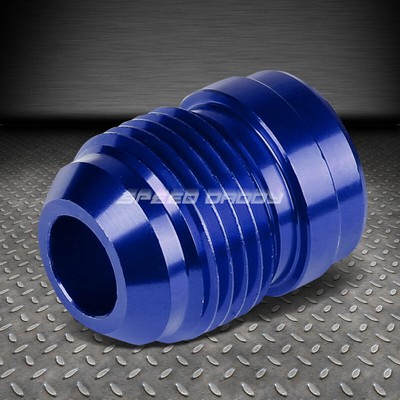 ПРЯМОЙ СВАРНОЙ ШОВ С НАРУЖНОЙ РЕЗЬБОЙ 10AN AN-10 НА АЛЮМИНИЕВОМ АНОДИРОВАННОМ ФИТИНГЕ С СИНЕЙ НАКЛАДКОЙ