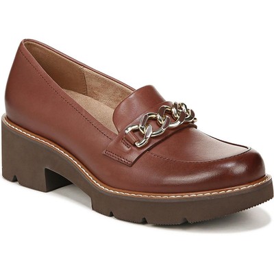 Женские мокасины Naturalizer Desi коричневого цвета на каблуке 7 см шириной (C, D, W) BHFO 4258