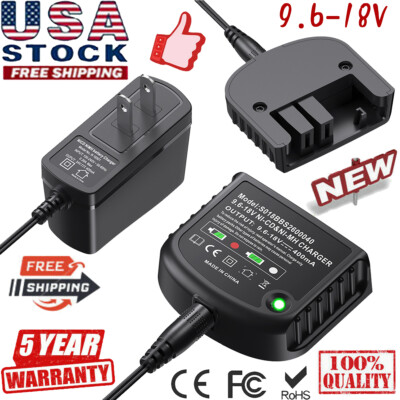 Battery Charger For Black & Decker HPB18 HPB18-OPE 9.6V-18V NiCd NiMh Battery US