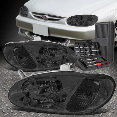 ДЛЯ 98-01 SEPHIA ЗАКОПЧЕННЫЙ КОРПУС, ПРОЗРАЧНЫЕ УГЛОВЫЕ ЛАМПЫ ЛЕВОЙ И ПРАВОЙ ФАР + НАБОР ИНСТРУМЕНТОВ