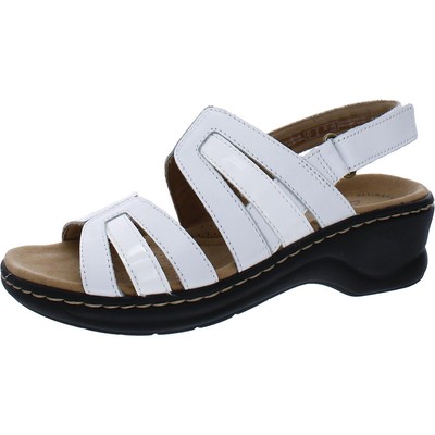 

Женские белые туфли на каблуке с ремешком на щиколотке Clarks Lexi Jade 5, средний (B,M) BHFO 9151, Белый, Lexi Jade
