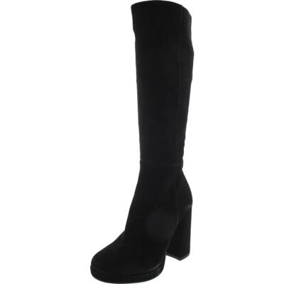 

Женские замшевые ботинки до середины икры Steve Madden Marcello на блочном каблуке BHFO 8087, Marcello