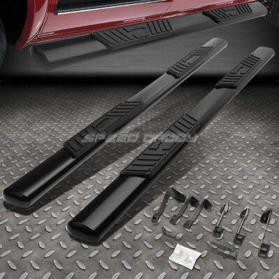 ДЛЯ 99-14 SILVERADO/SIERRA EXT CAB 5 ЧЕРНАЯ ОВАЛЬНАЯ БОКОВАЯ ПОДНОЖКА NERF BAR