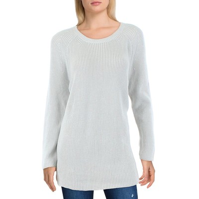 

Женский зеленый вязаный свитер с круглым вырезом Eileen Fisher, рубашка  BHFO 8979, Young fern
