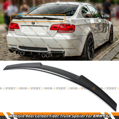 For 2007-2013 Bmw E92 M3 335i Highkick Carbon Fiber Trunk Spoiler Wing M4 Style