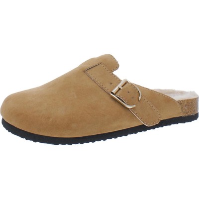 

Женские коричневые сандалии-мулы Sun + Stone Perlaa 10, средние (B,M) BHFO 8915, Brown microsuede