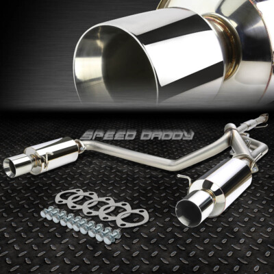 ДВОЙНОЙ 4-ЦИЛИНДРОВЫЙ НАКОНЕЧНИК ГЛУШИТЕЛЯ ВЫХЛОПНОЙ СИСТЕМЫ CATBACK ДЛЯ 07-08 TIBURON GK V6