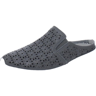 Женские шлепанцы-слипоны Spring Step из мягкой кожи серого цвета на плоской подошве 41 Medium (B, M) BHFO 0220