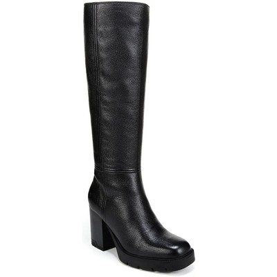 Женские сапоги до колена Naturalizer Womens Willow черного цвета 8 Medium (B,M) BHFO 5894