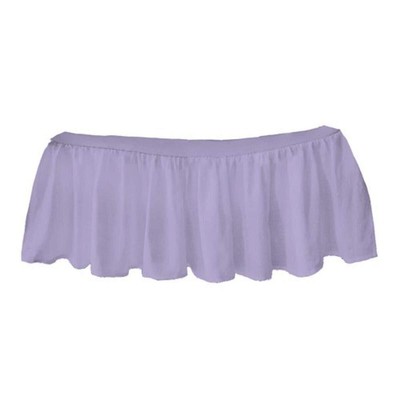 Solid Ruffled Crib Skirt, Lavender