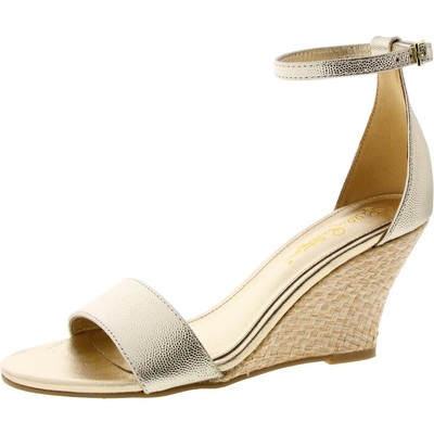 Женские золотые нарядные босоножки на танкетке Lilly Pulitzer, размер 6,5, средний (B, M), BHFO 8893