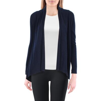 

Женская темно-синяя вязаная куртка-свитер с открытым передом Private Label  BHFO 1775, Navy