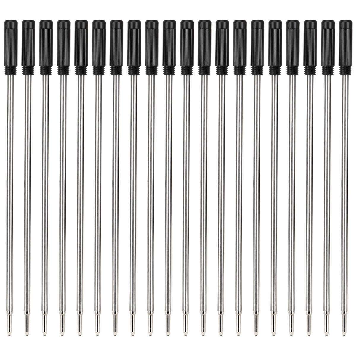 20 Cross Style Ballpoint Pen Refills Smooth Flow Black Ink 1.0mm Medium Point US