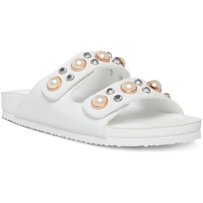 

Женские сандалии без шнуровки Madden Girl с украшением для малышей, обувь BHFO 1943, White paris, Baby